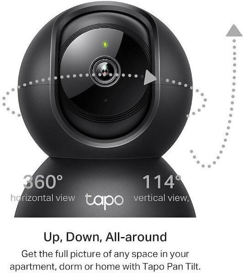 TP-LINK Tapo C211 v1 IP Κάμερα Παρακολούθησης Wi-Fi Full HD+ 3MP με Αμφίδρομη Επικοινωνία και Φακό 2.4mm