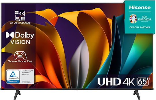 Hisense Smart Τηλεόραση 65" 4K UHD LED A6N HDR (2024) 65A6N