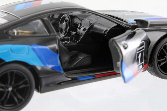 Kinsmart 1:38 Metal Racing Bmw M8 Competition Coupe Livery Edition Black Opening Doors Kt5425ra