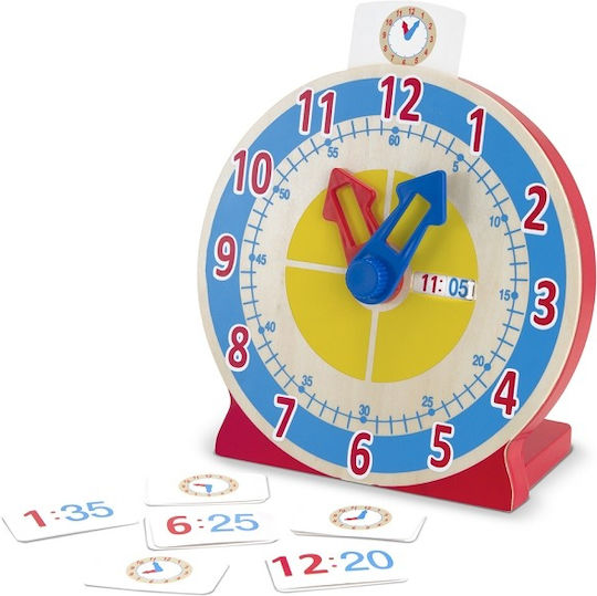 Melissa & Doug Lernspiel zur Zeiterkennung aus Holz
