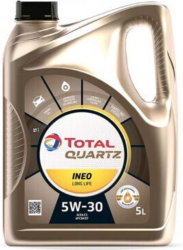 Total Quartz Ineo LL Longlife Λάδι Αυτοκινήτου 5W-30 5lt