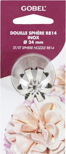 Ready Μύτη για Κορνέ Ζαχαροπλαστικής Inox 2.4cm LT.GLR814-C