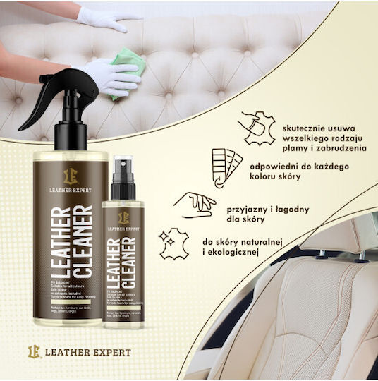 Leather Expert Schaumstoff Reinigung / Schutz für Lederteile 1l