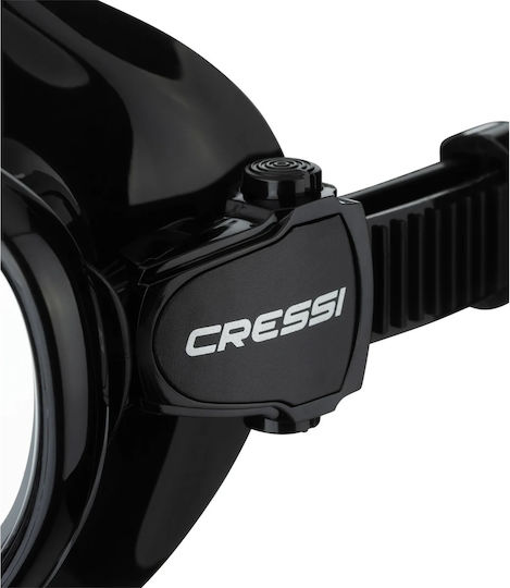 CressiSub Silicone Diving Mask Metis Action Black