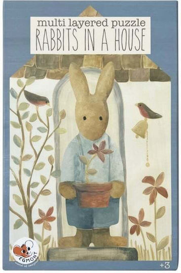 Детски Пъзел Bunny Family за 3+ години+ Години 3бр Egmont