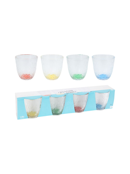 Excellent Houseware Set Gläser Wasser aus Glas 300ml 4Stück