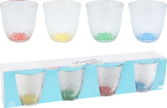 Excellent Houseware Set Pahare Pentru Apă Din Sticlă 300ml 4 Bucăți