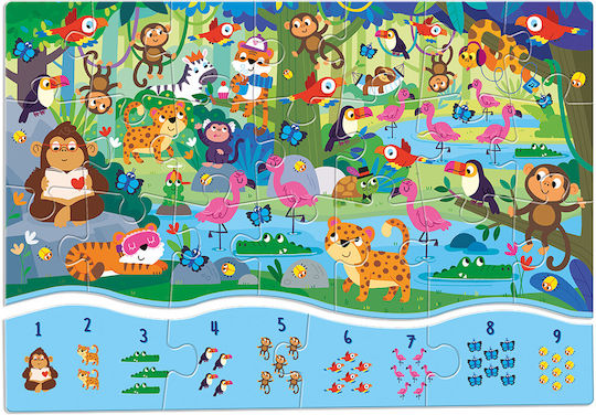 Kinderpuzzle Jungle 123pcs Ludattica