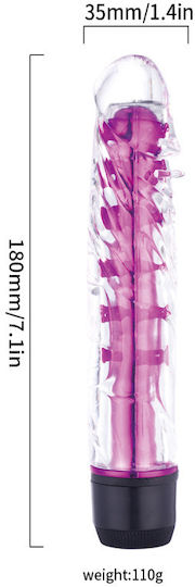Vibration Realistic Vibrator Light Blue
