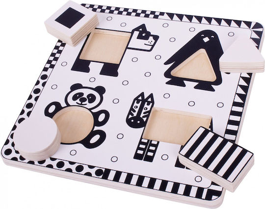 Παιδικό Puzzle Σφηνώματα Animals And Shapes 4pcs Big Jigs