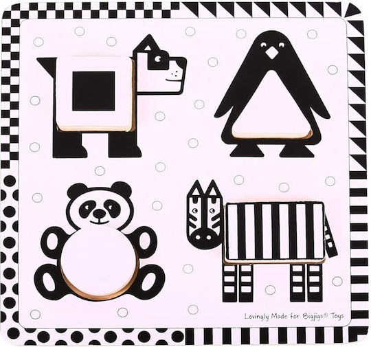 Παιδικό Puzzle Σφηνώματα Animals And Shapes 4pcs Big Jigs