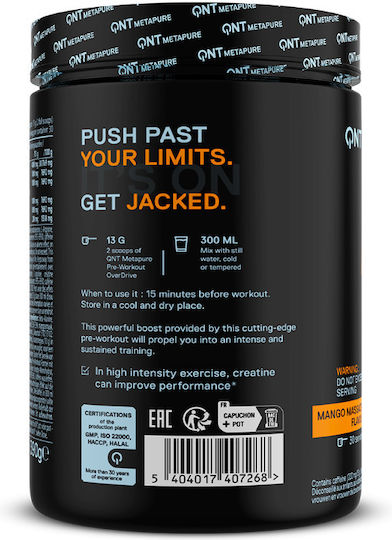 QNT Overdrive 390gr Mango Massacre