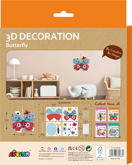 Avenir Decoration 3d-butterfly Educational Interactive Game Kids