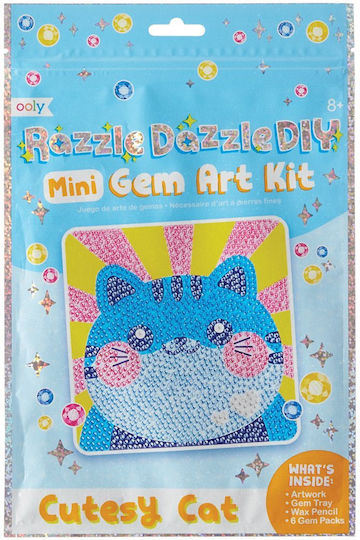 Мини Креативна Diy Майсторска работилница Диаманти Мила Котка