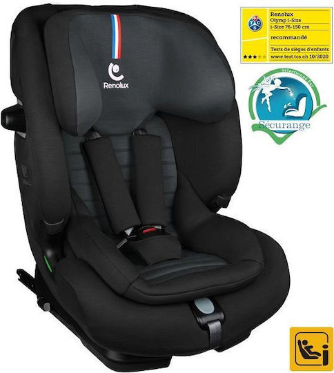 Renolux Olymp Детско Столче за Кола с Isofix Въглерод 9-36 кг