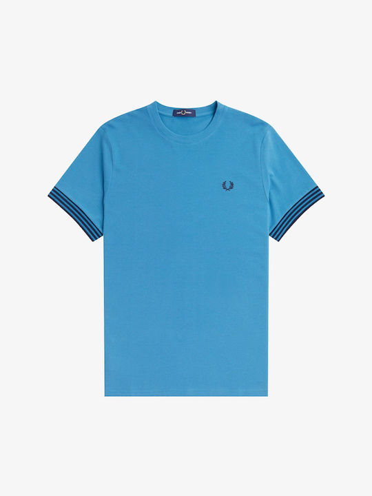 Fred Perry Ανδρικό T-shirt Κοντομάνικο Polo Ocean