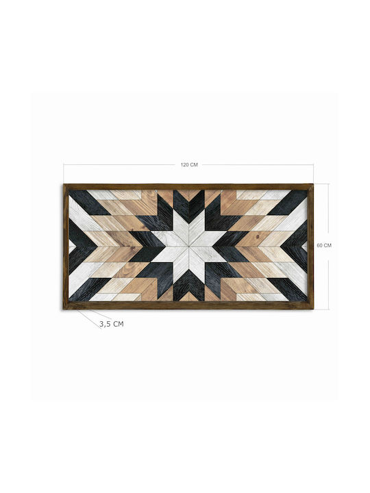 24Mall Πίνακας Ξύλινος 60x120cm