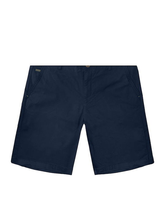 Double Men's Shorts Chino D.k Navy