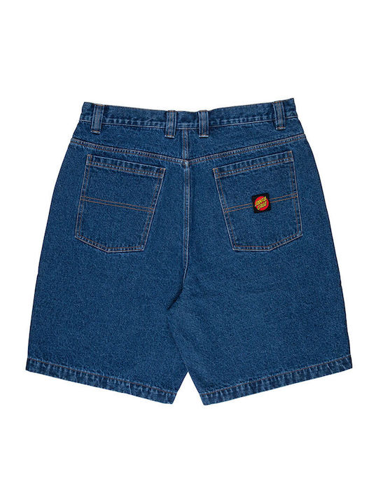 Santa Cruz Herrenshorts Jeans Blue