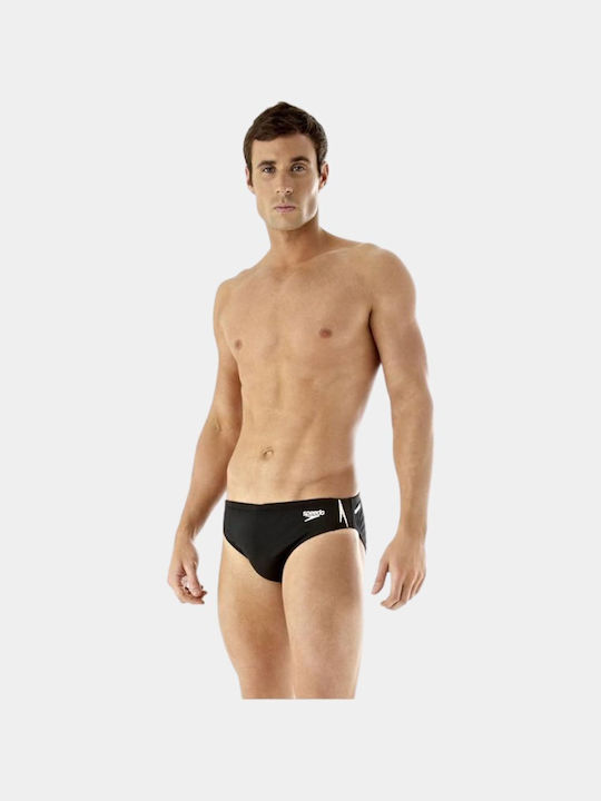 Speedo Superiority Brief Ανδρικό Μαγιό Σορτς Μαύρο