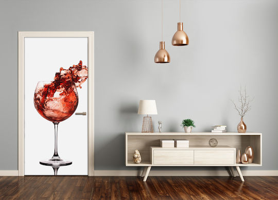 Autocolant Decorativ Sticlă Wine Glass 1buc 75x205buc Tulup