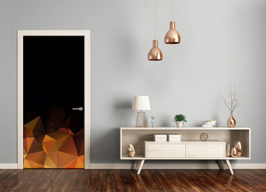 Декоративно Стикер Врата Abstract Triangles 1бр 75x205бр Tulup Декоративно Стикер Врата Abstract Triangles 1бр 75x205бр Tulup