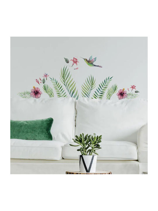 Decorative Sticker Wall Tropical Hummingbird 1pcs 70x47.5cm Ango