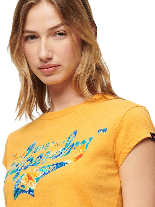Superdry Women's Blouse Floral Yellow