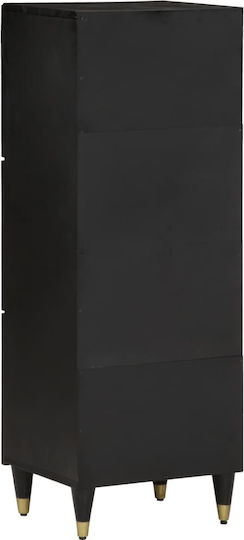 Solid Mango Wood Bookcase 40x33x110 cm