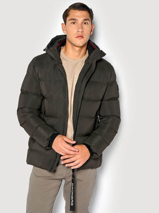 Brokers Jeans Herren Jacke Bomber XAKI