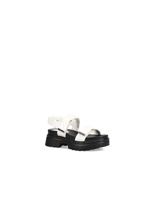 Migato Women's Flat Sandals in White Color