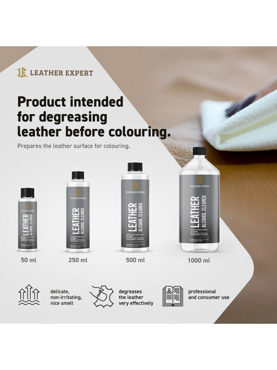 Leather Alcohol Cleaner Leather Degreaser 1000 Ml Leather Expert Le-01-ac1000