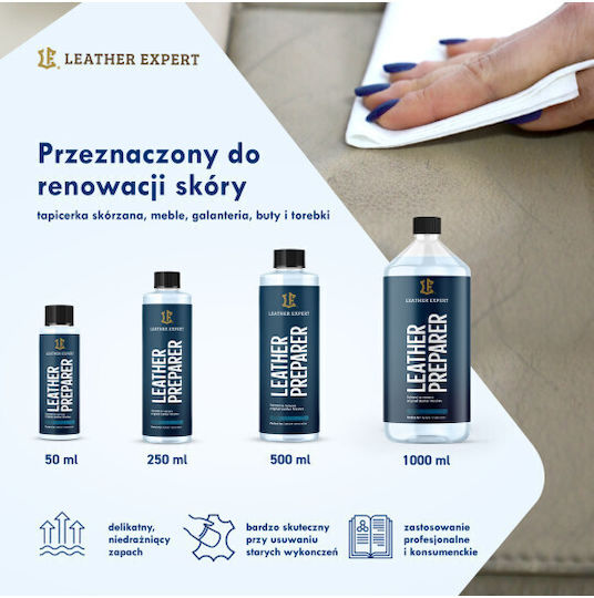 Curățitor natural pentru piele Leather Expert Preparer, 50 ml Le-14-p50