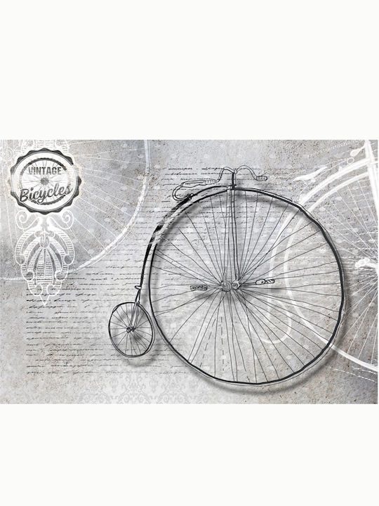 Fototapet de Perete Vintage Bicycles Black White 200x140 Tesatura