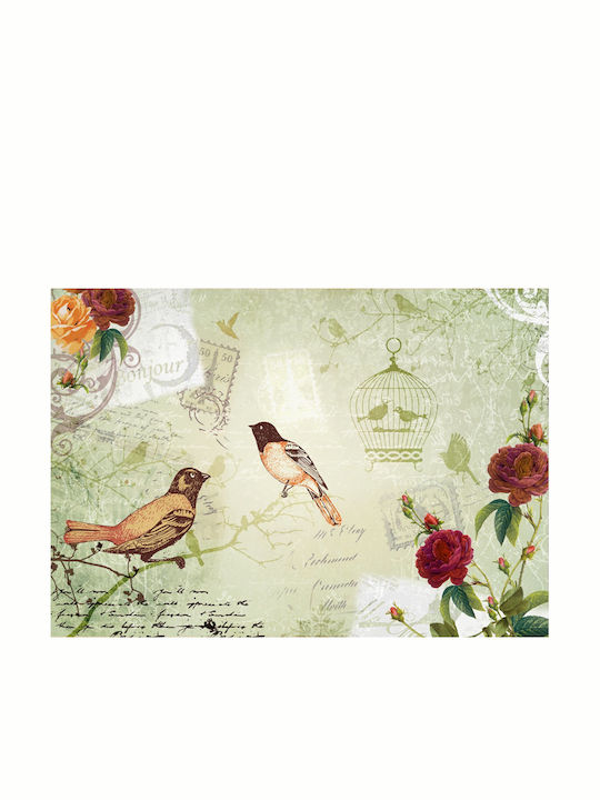 Fototapet de Perete Vintage Birds 350x245 Tesatura