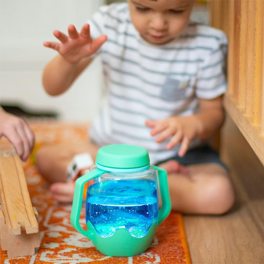Jar Sensory Play Green