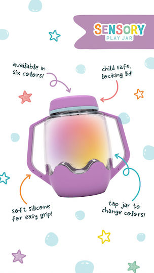 Glas sensorisches Spiel Lila
