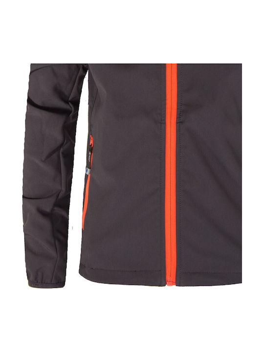 Kids' Sports Jacket Short with Hood Black