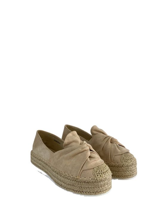 Famous Shoes Damen Espadrilles in Beige Farbe