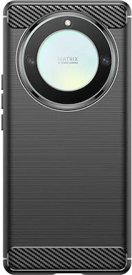 Techsuit Carbon Back Cover Silicone Black (Honor Magic6 Lite) KF2317623