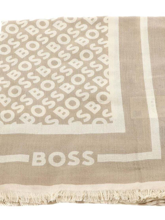 Hugo Boss Damen Schal Beige