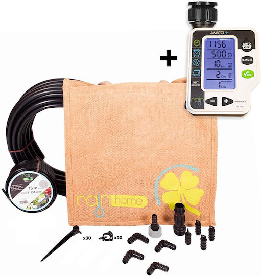 Rain My Farm Automatic Drip Irrigation System for 30 Pots with Controller