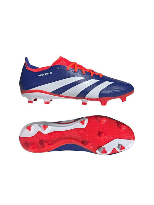 Adidas Low Football Shoes FG with Cleats Blue