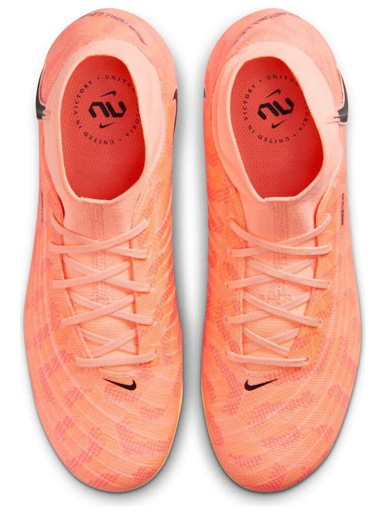 Nike Luna FG Χαμηλά Ποδοσφαιρικά Παπούτσια με Τάπες Πορτοκαλί