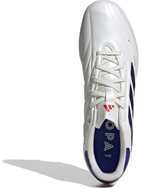 adidas Copa Pure.2 Pro Ποδοσφαιρικά Παπούτσια με Τάπες FG Λευκά