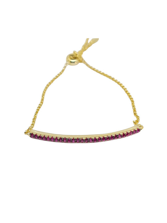 Gold plated silver bracelet (code FC005991)