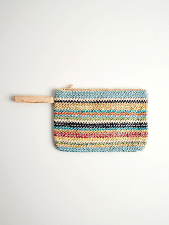 SugarFree Straw Beach Bag Blue