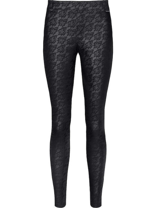 Women's Leather Trousers Black