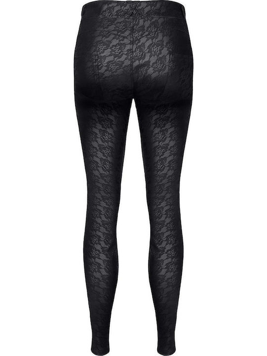 Women's Leather Trousers Black