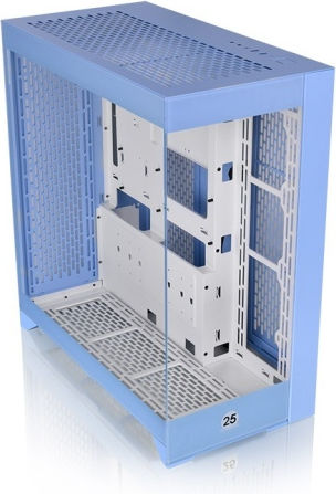 Thermaltake CTE E600 MX Геймърско бюро Midi Tower Компютърна кутия с RGB осветление Hydrangea Blue